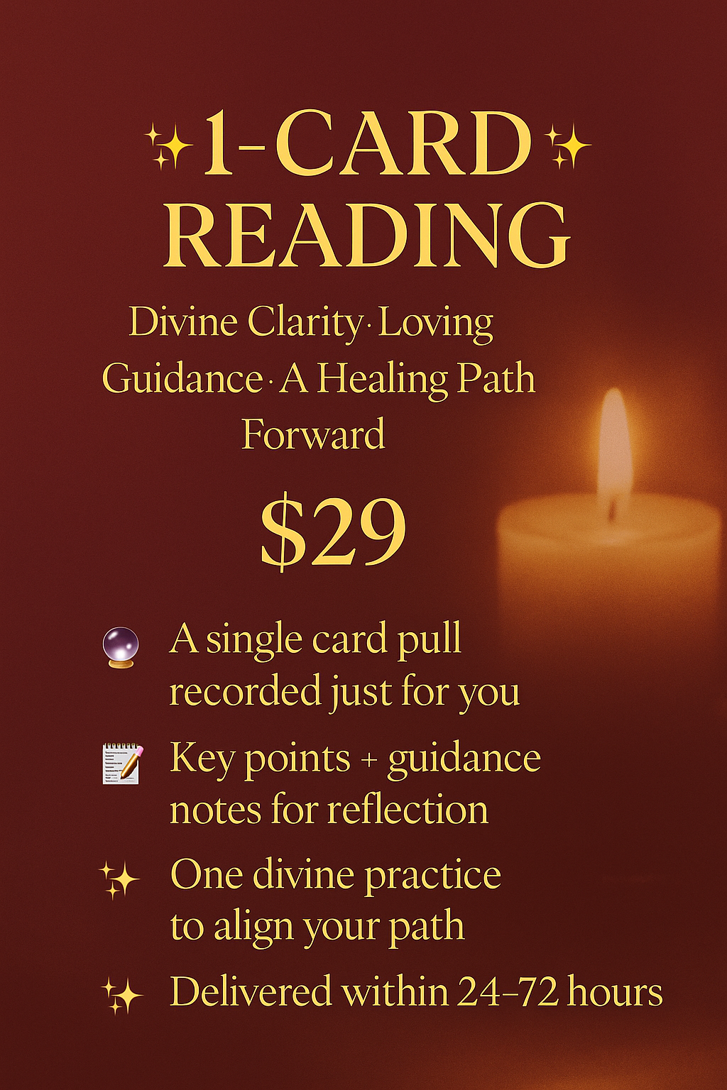 1-Card Reading — Divine Clarity, Loving Guidance & a Healing Path Forward